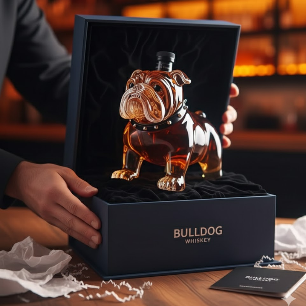 Bulldog Whisky Bottle - Special Edition