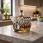 'Motor' Whisky Bottle - The Elegance of Speed