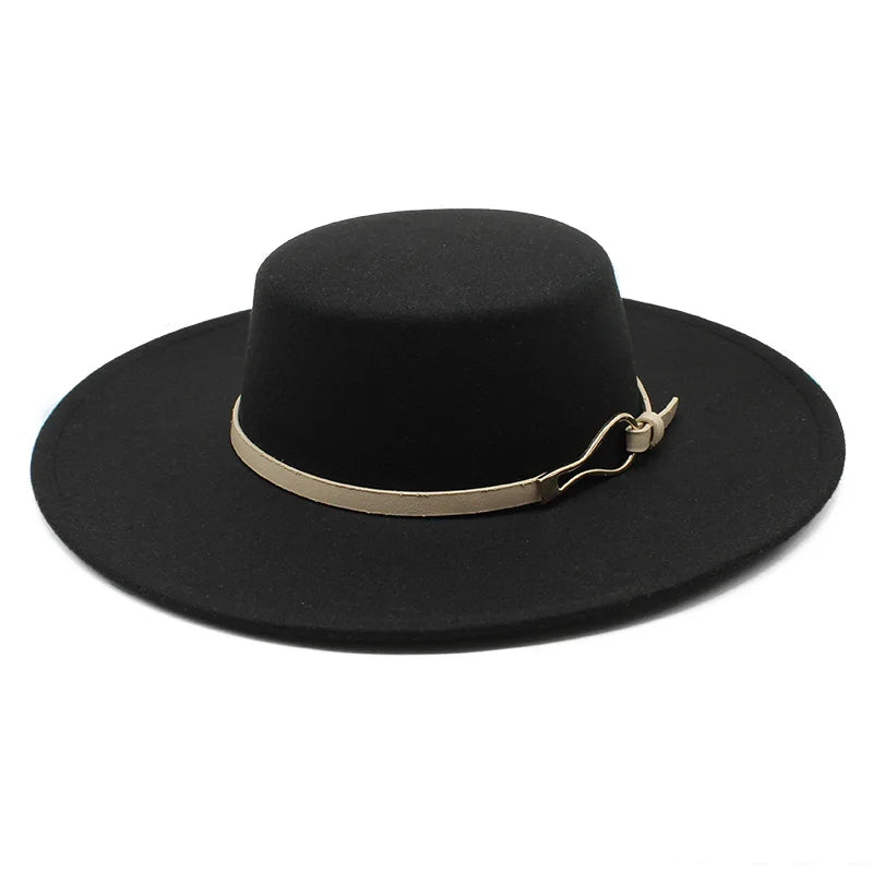 Kavell Royale – Fedora de Lã com Aba Larga