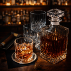 Whisky Bottle and Glass Set