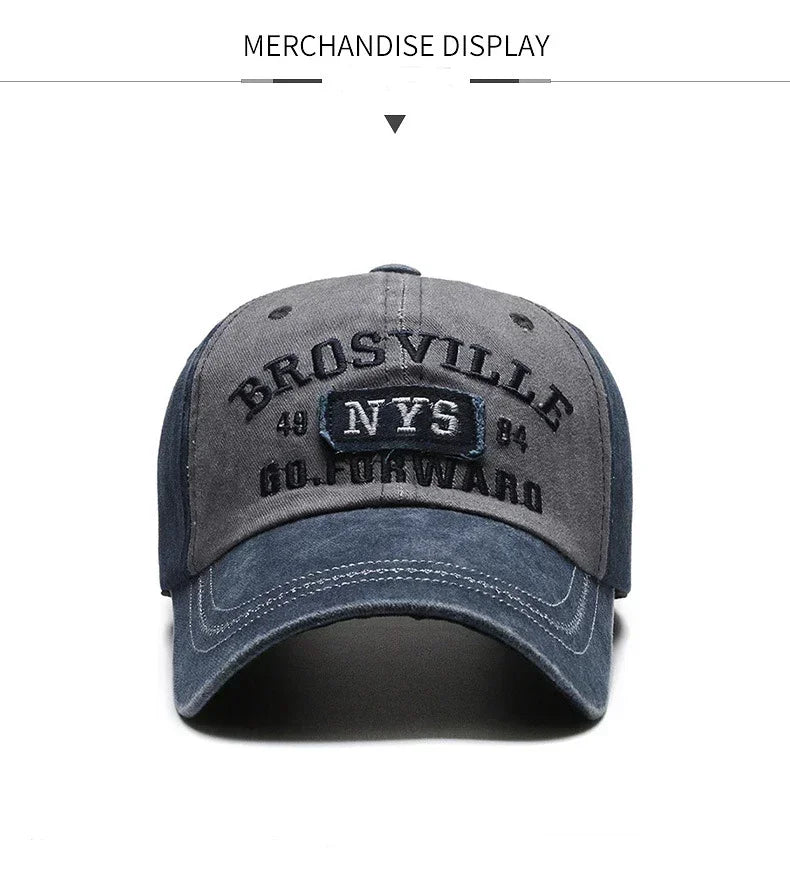 Kavell Casual Washed Cotton Cap