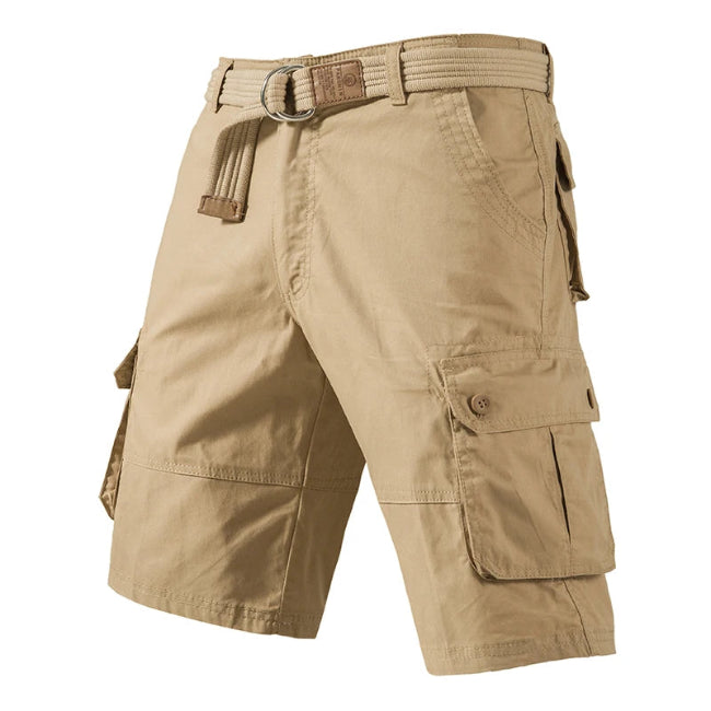 Kavell Men's Cargo Knee Shorts – Cotton Fit
