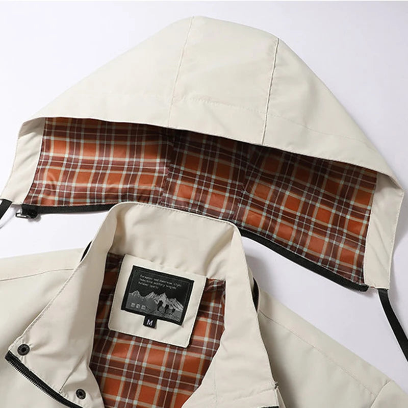 Kavell Hooded Waterproof Windbreaker