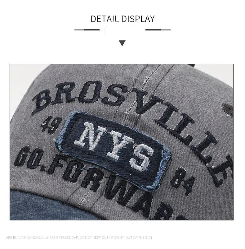 Kavell Casual Washed Cotton Cap