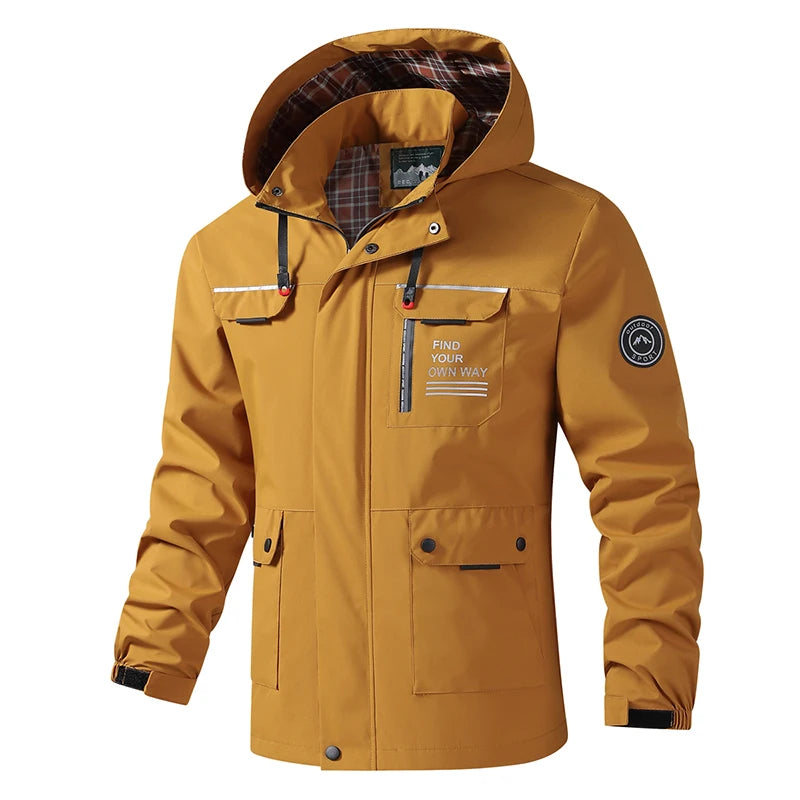 Kavell Hooded Waterproof Windbreaker