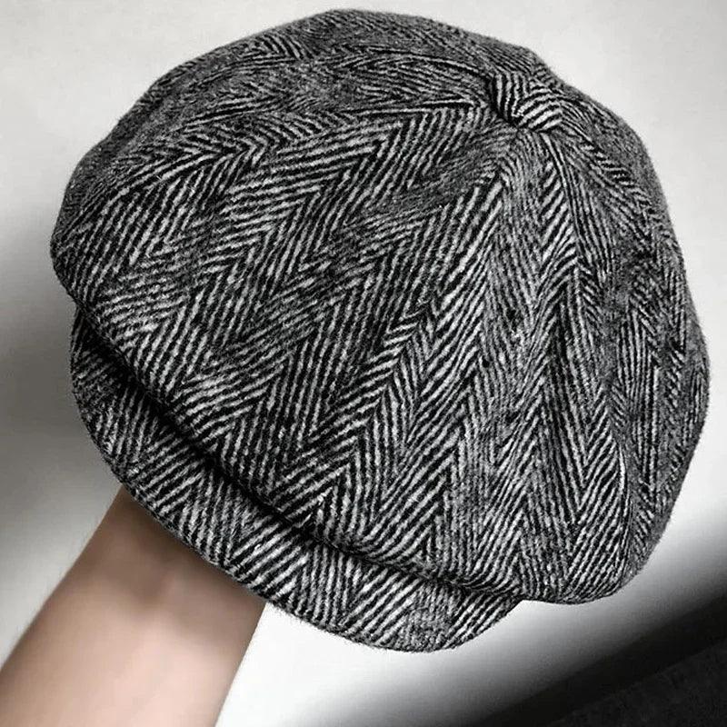 Kavell Heritage – Newsboy Cap de Lã Vintage