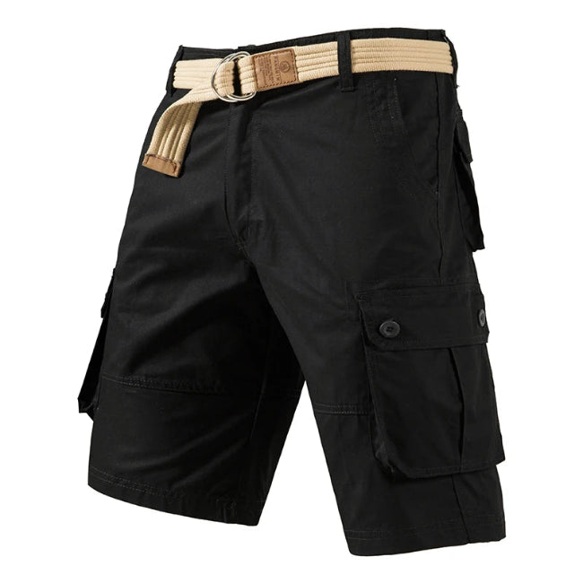 Kavell Men's Cargo Knee Shorts – Cotton Fit