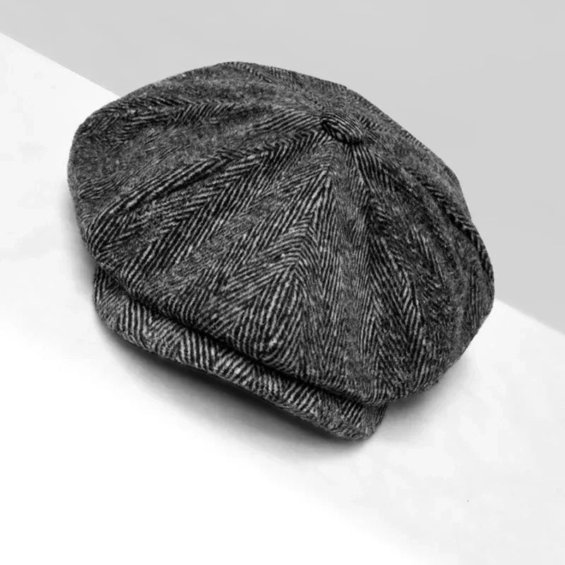 Kavell Heritage – Newsboy Cap de Lã Vintage
