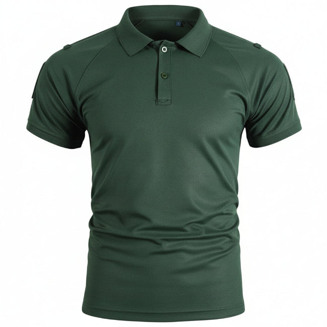 Men’s Lapel T-Shirt – Breathable Outdoor Top