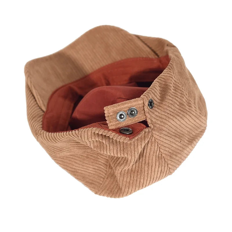 Kavell Heritage – Boina Corduroy Estilo Inglês