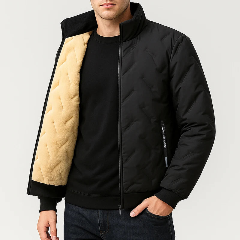 Kavell Zip-Up jacket with Stand Collar