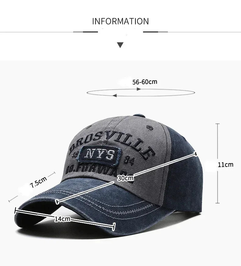 Kavell Casual Washed Cotton Cap