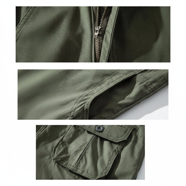 Kavell Men's Cargo Knee Shorts – Cotton Fit