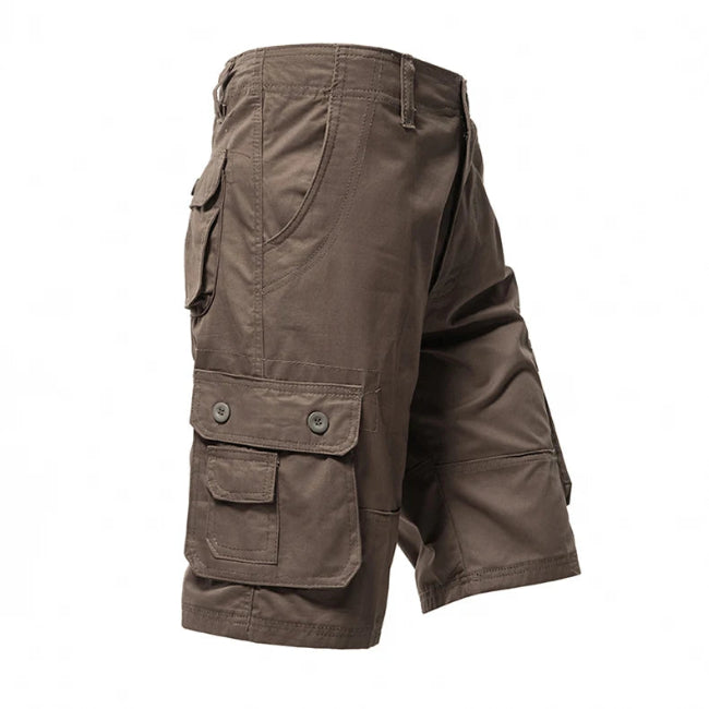 Kavell Men's Cargo Knee Shorts – Cotton Fit