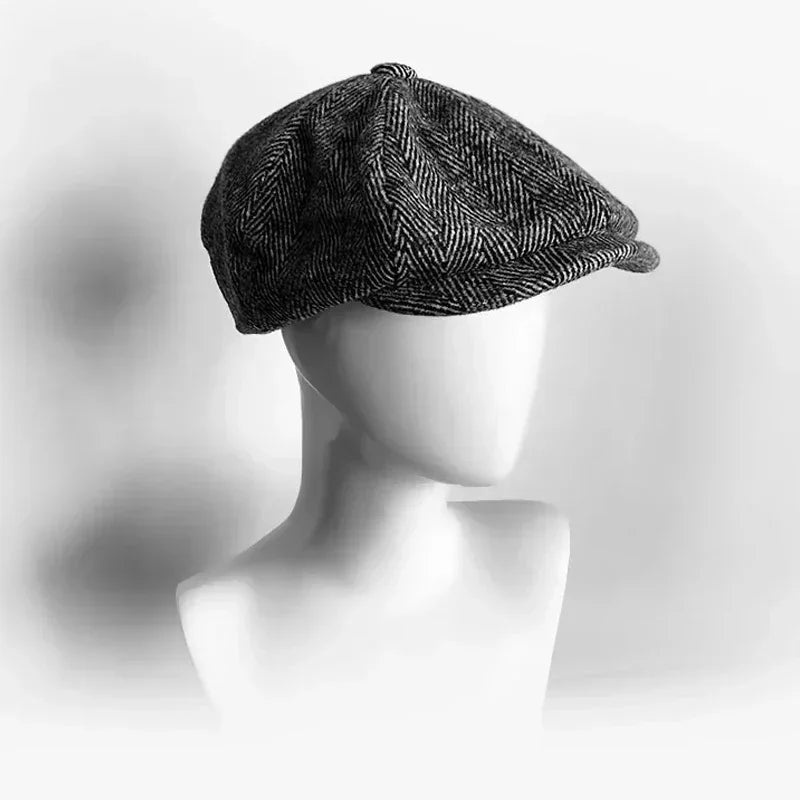 Kavell Heritage – Newsboy Cap de Lã Vintage