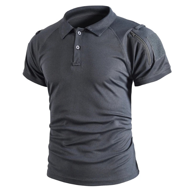 Men’s Lapel Kavell T-Shirt – Breathable Outdoor Top