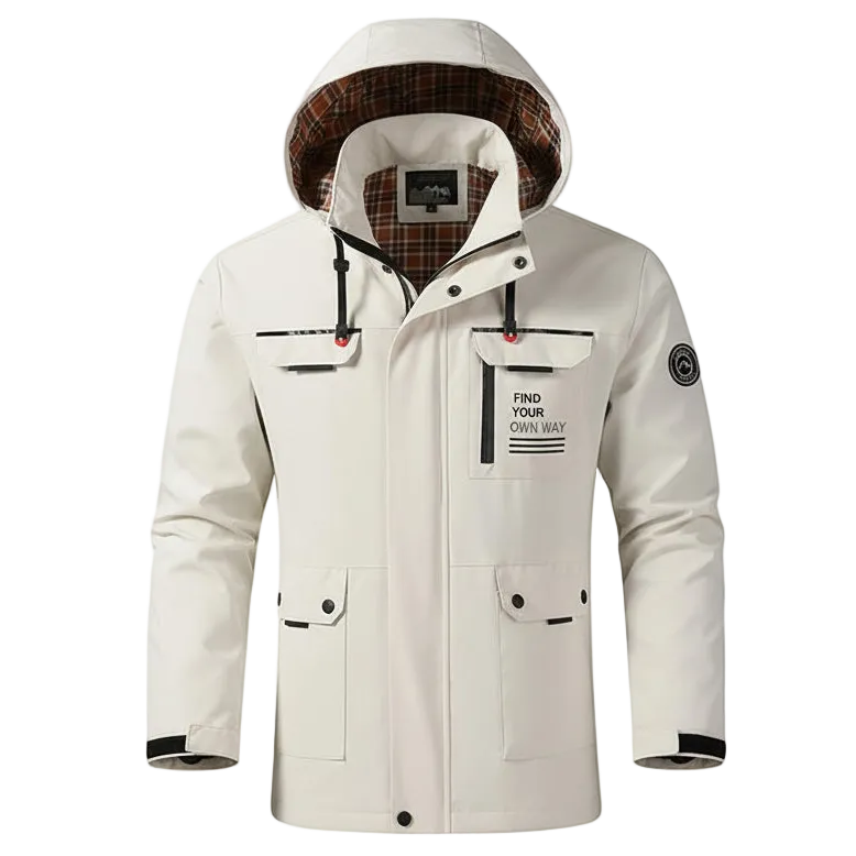 Kavell Hooded Waterproof Windbreaker