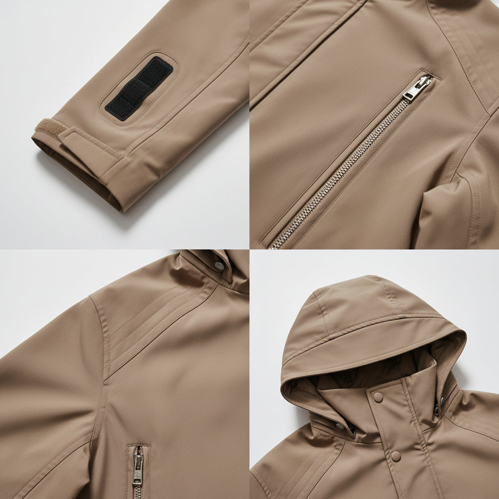 Kavell Casual Hooded Jacket Outdoor