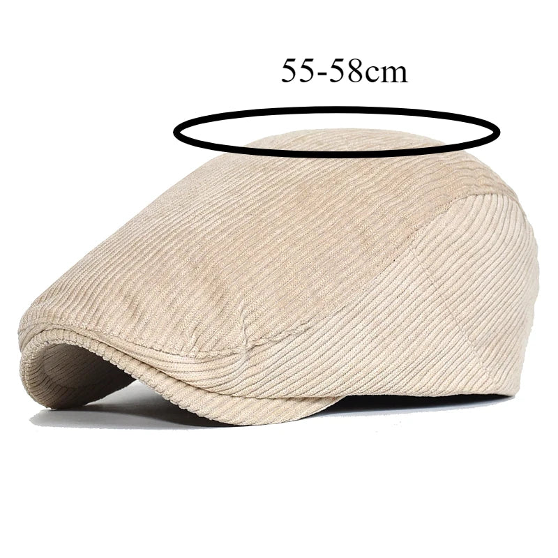 Kavell Heritage – Boina Corduroy Estilo Inglês