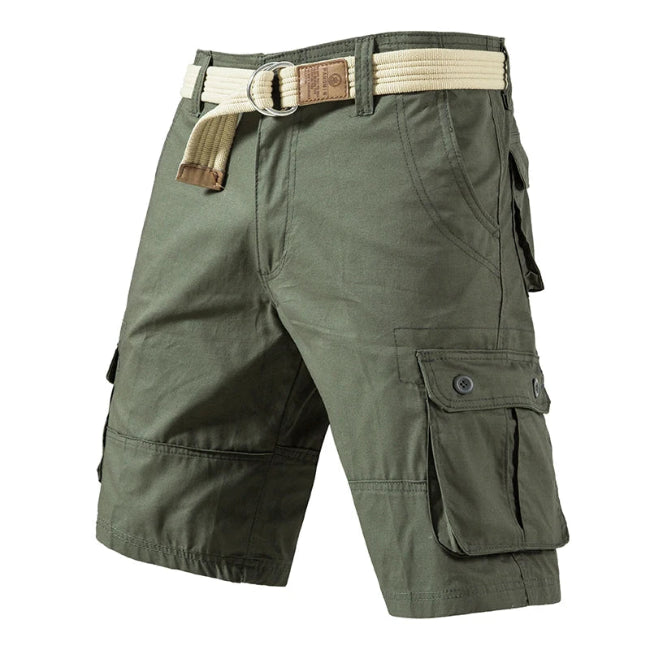 Kavell Men's Cargo Knee Shorts – Cotton Fit