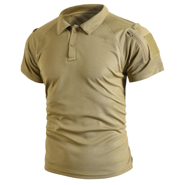 Men’s Lapel Kavell T-Shirt – Breathable Outdoor Top