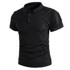 Men’s Lapel T-Shirt – Breathable Outdoor Top