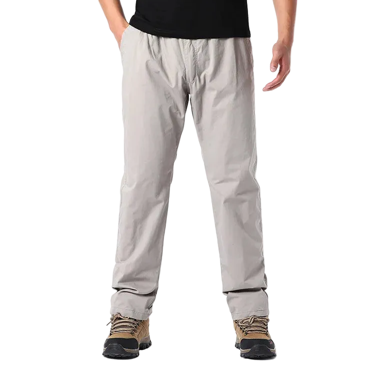 Kavell Cotton Cargo Trousers Elastic