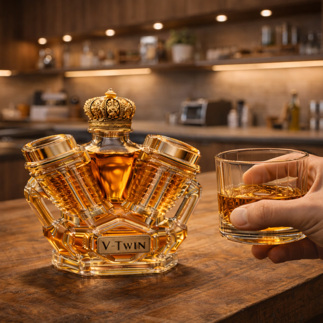 V8 Edition Whisky Flask