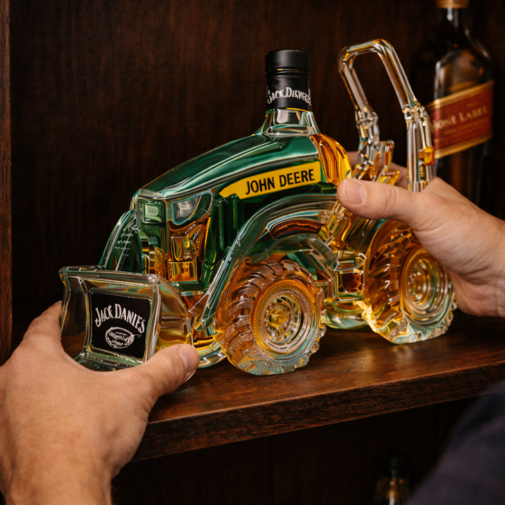 Jack Daniel's Whisky Flask - Tractor Edition