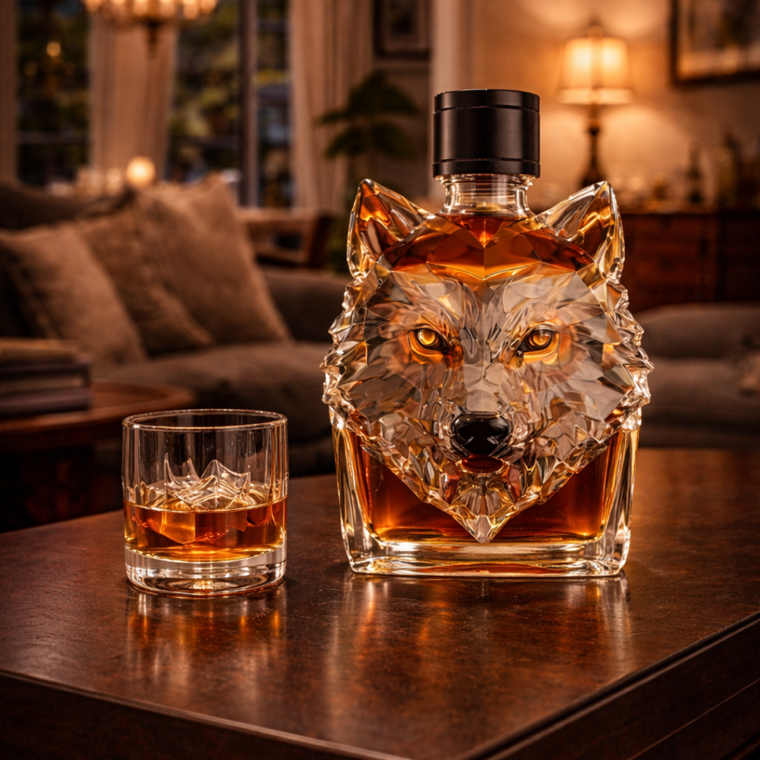 'Wolf Head' Whisky Decanter - Exclusive Edition