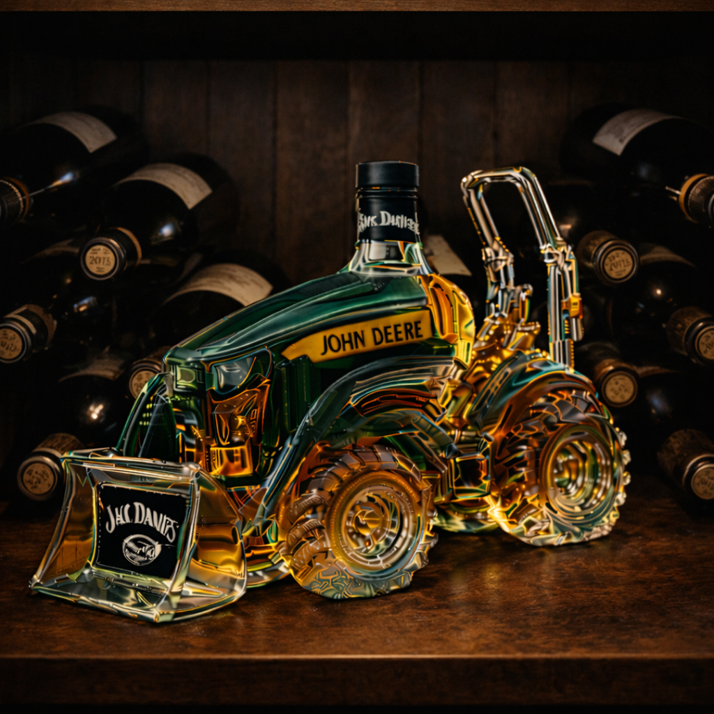 Jack Daniel's Whisky Flask - Tractor Edition