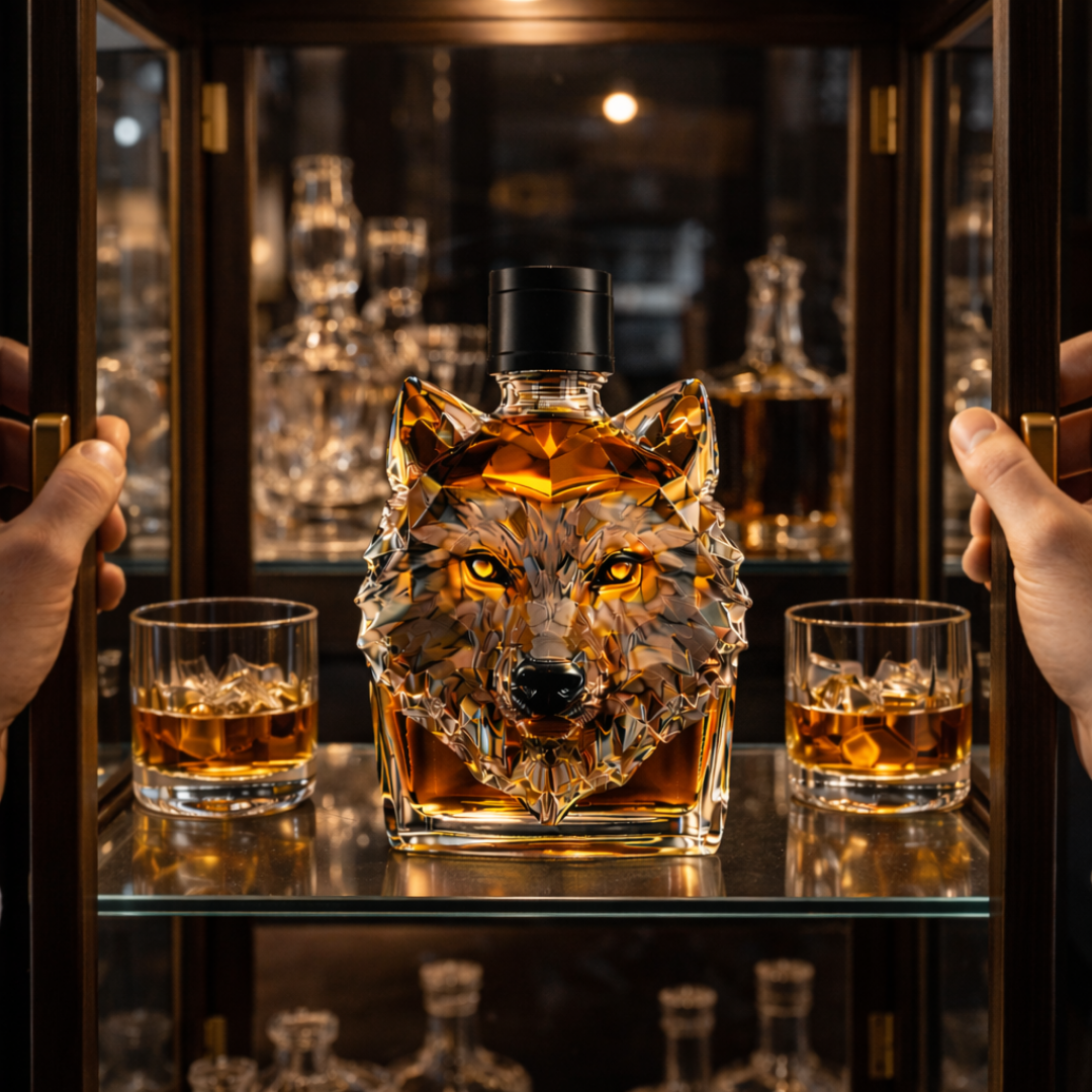 'Wolf Head' Whisky Decanter - Exclusive Edition