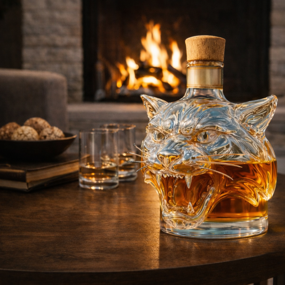 Tiger' Whisky Decanter