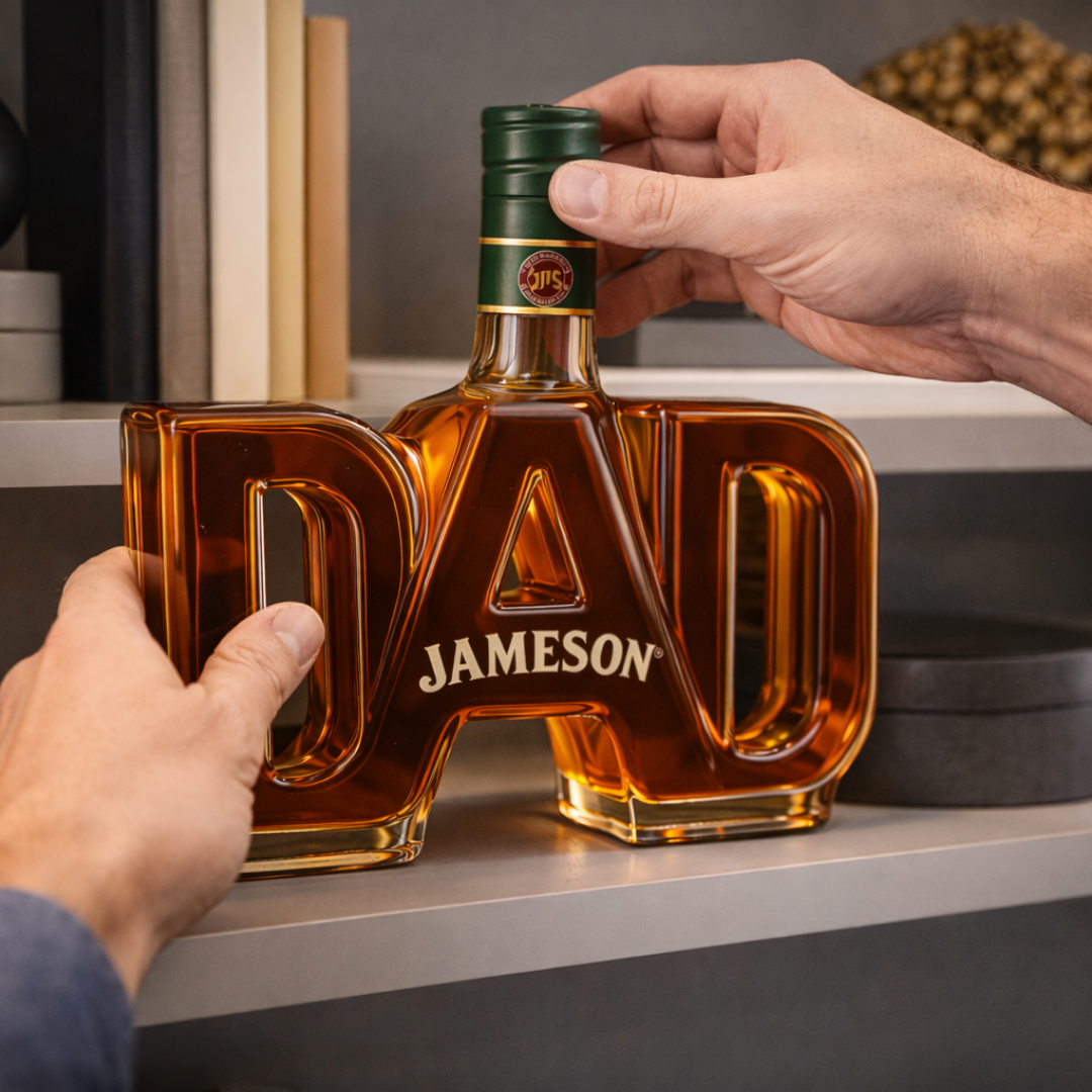 Jack Daniel's Whisky Flask - Dad Edition