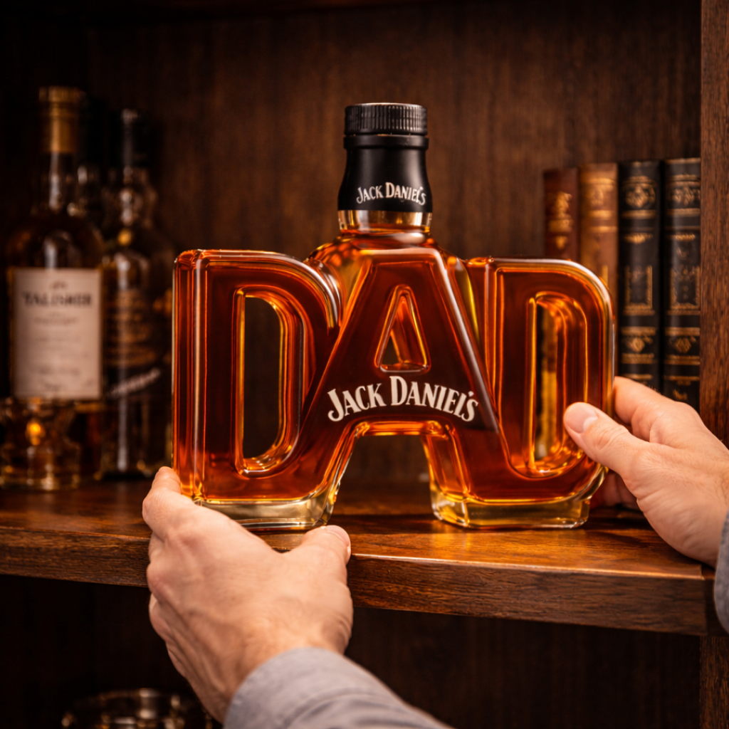 Jack Daniel's Whisky Flask - Dad Edition