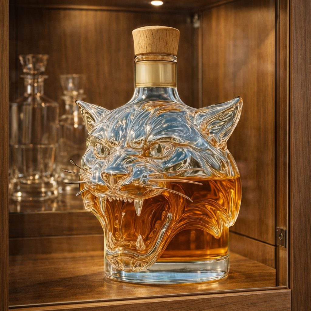 Tiger' Whisky Decanter