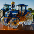 Handmade Tractor-Shaped Whisky Decanter New Holland T7